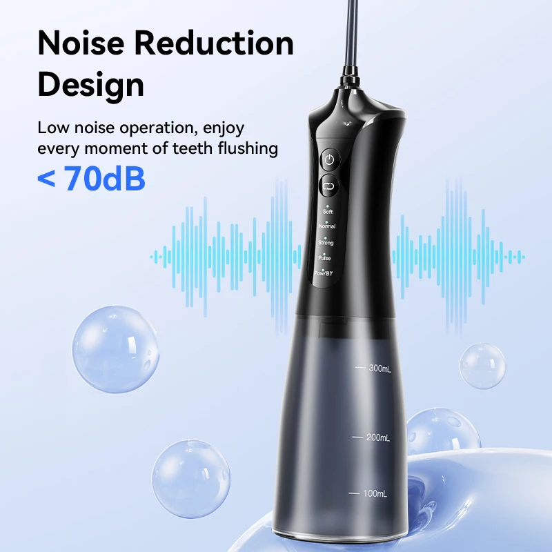 China Factory Direct APP Control Type-C Interface 2000mAh Large Capacity Battery 350ml mouth flosser water For Teeth Cleaning