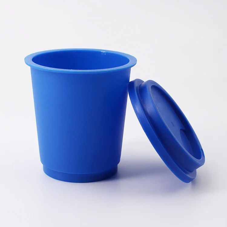 
Пустые капсулы для кофе синего цвета 