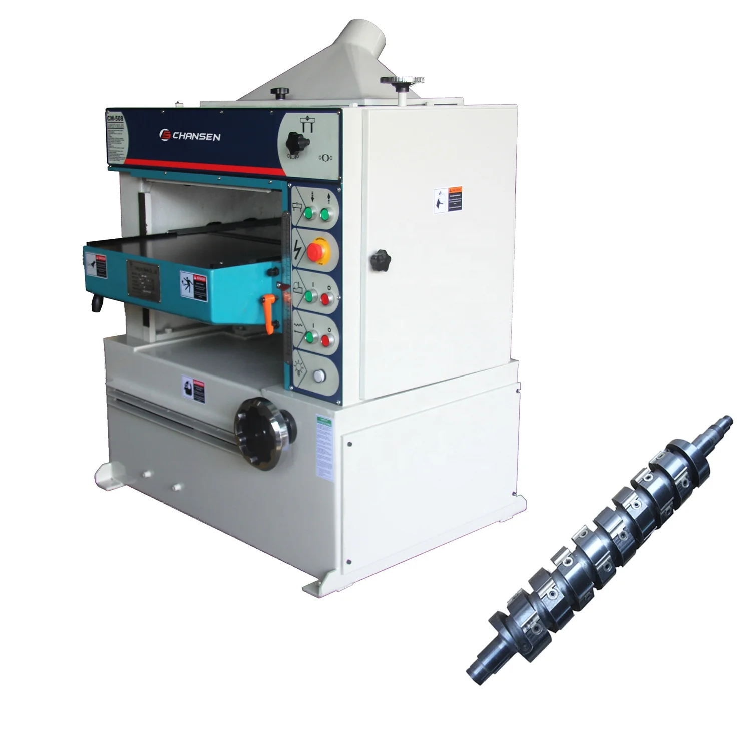 Chansen CM-508S 20inch 10HP Industrial Wood Planer Thicknesser with Helical Cutterhead