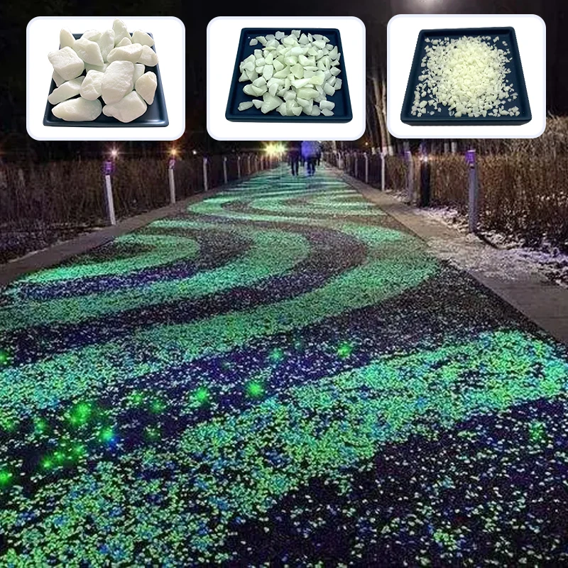 Blue luminous stone suitable for fish tanks aquarium indoor and outdoor courtyard decoration garden gravel
