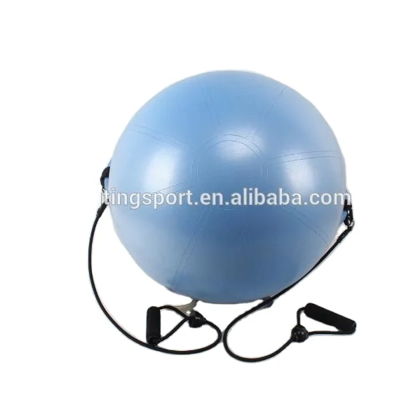 Популярный противоударный мяч для упражнений на заказ с веревкой, набор мячей для йоги и спортзала