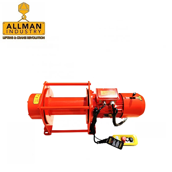 Allman CE Approved M4 500Kg Industrial Construction Works Use Heavy Duty Electric Winch