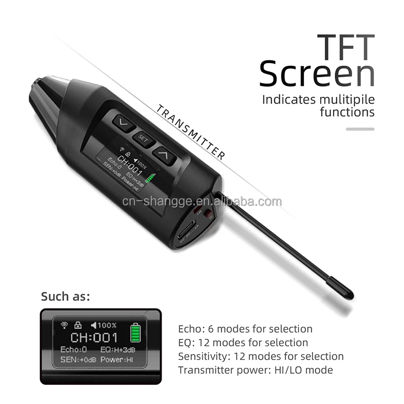  Эхо-функция tr15 Вокальный Инструмент саксофон беспроводной микрофон для повышения производительности