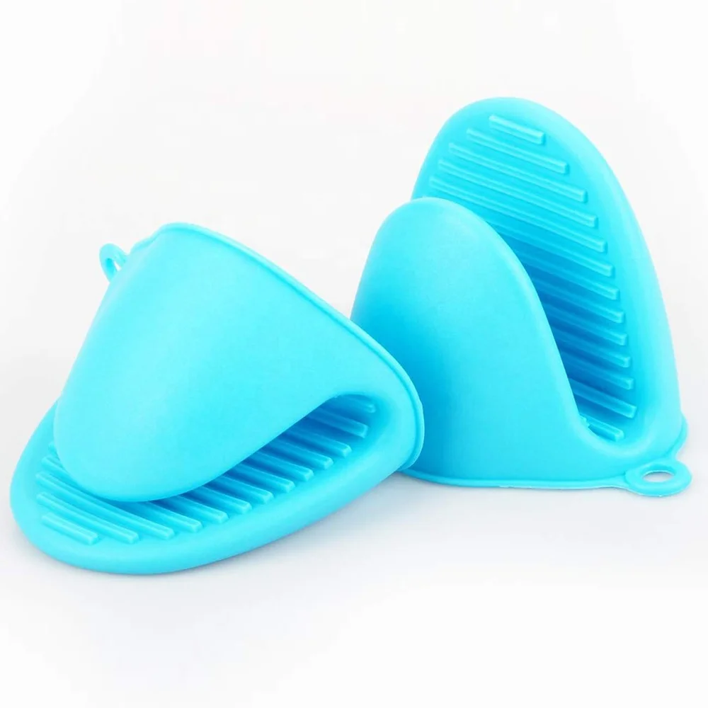 Hot Selling Eco-friendly Non-slip Grill BBQ Gloves Silicon Microwave Oven Gloves Silicone Oven Mitts Kitchen