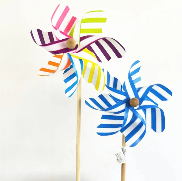 Factory direct Multi-styles DIY  plastic windmill decoration