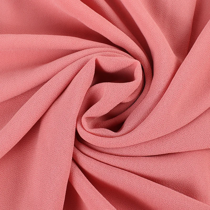 100% Polyester Georgette Material Fabric Floral Pearl Chiffon 100cm*150cm For Dancing Fabric