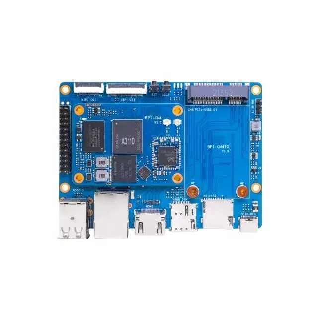 BPI-CM4 компьютерный модуль Banana Pi см4 материнская плата + системная плата A311D чип 4 ГБ LPDDR4 оперативная память 16 ГБ eMMC флэш-поддержка системы Linux 4K