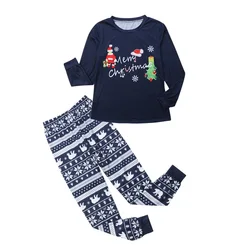 Одинаковые Семейные пижамы, Рождественская красная одежда для сна, праздничные пижамы