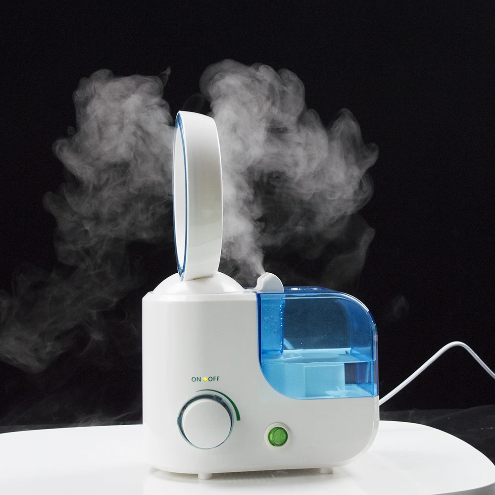 Portable Bladeless Fan Cooling Mist 1L Water Tank Humidifying Ultrasonic Humidifiers