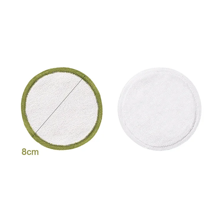 Factory Price Biodegradable cotton remover pads Reusable Face Cleaning Round pads with konjac sponge