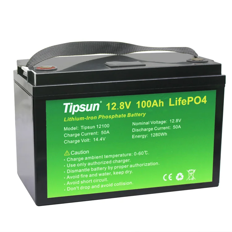 Tipsun OEM 12.8V 12V 24V 48V 200Ah 300Ah 400Ah 100Ah 50Ah 20Ah Lifepo4 Baterias Solar Lithium Ion Battery Pack