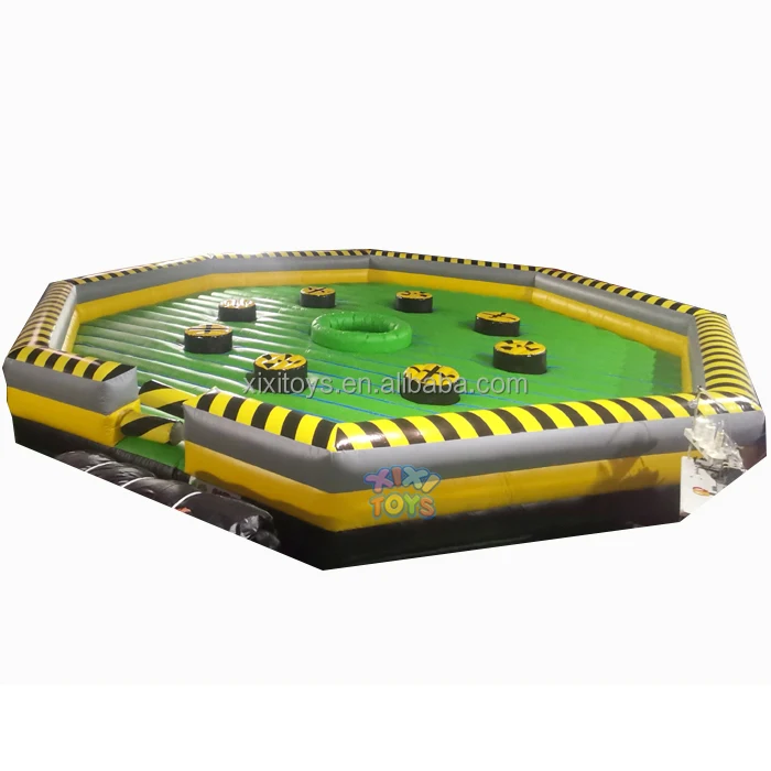 XIXI TOYS 2023 commercial use durable multi play inflatable mechanical wipeout sport games