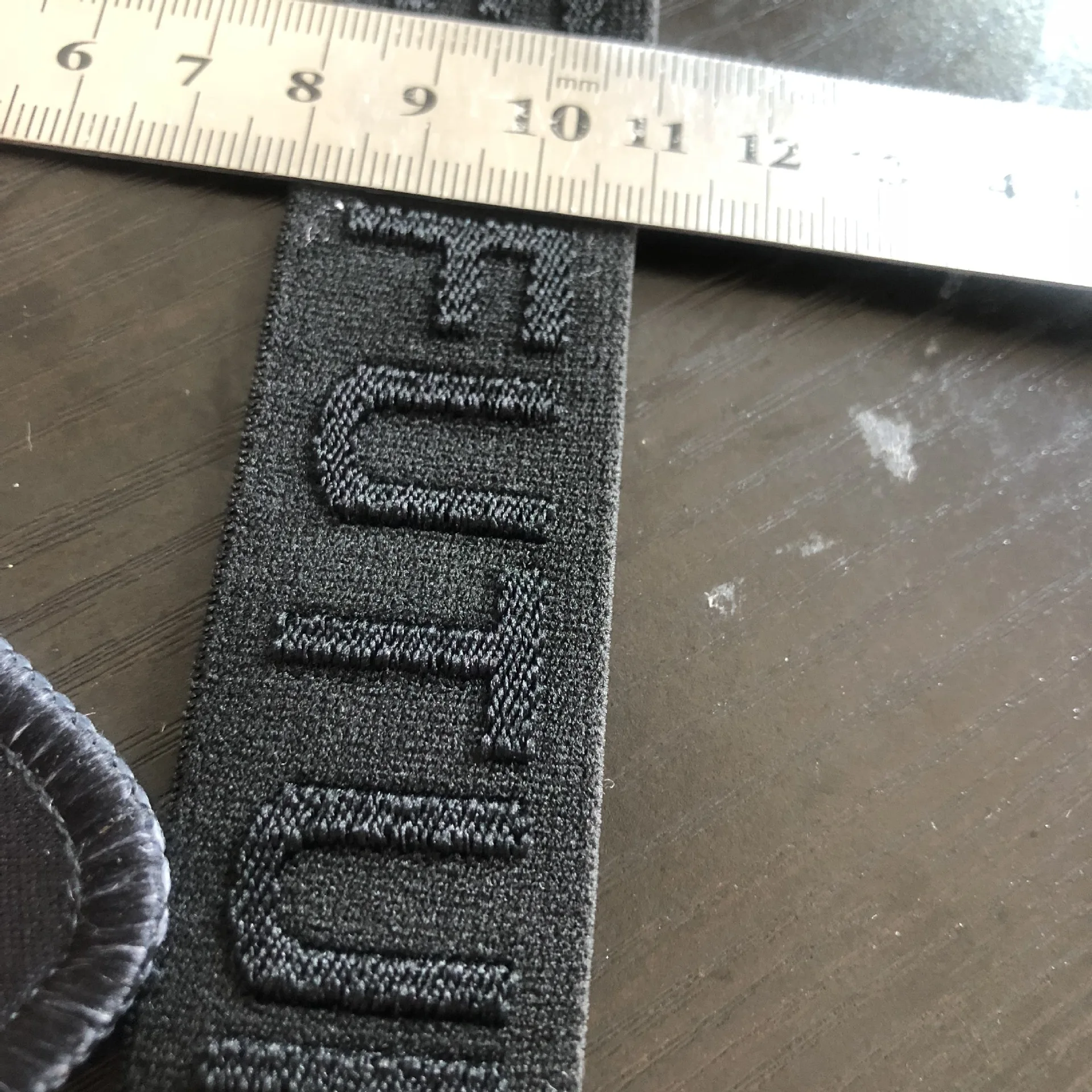 Custom Brand Embossed Weaving Logo Jacquard Woven Elastic Webbing Strap For Women Underwear Elastic Band For Boxer Waistbands
