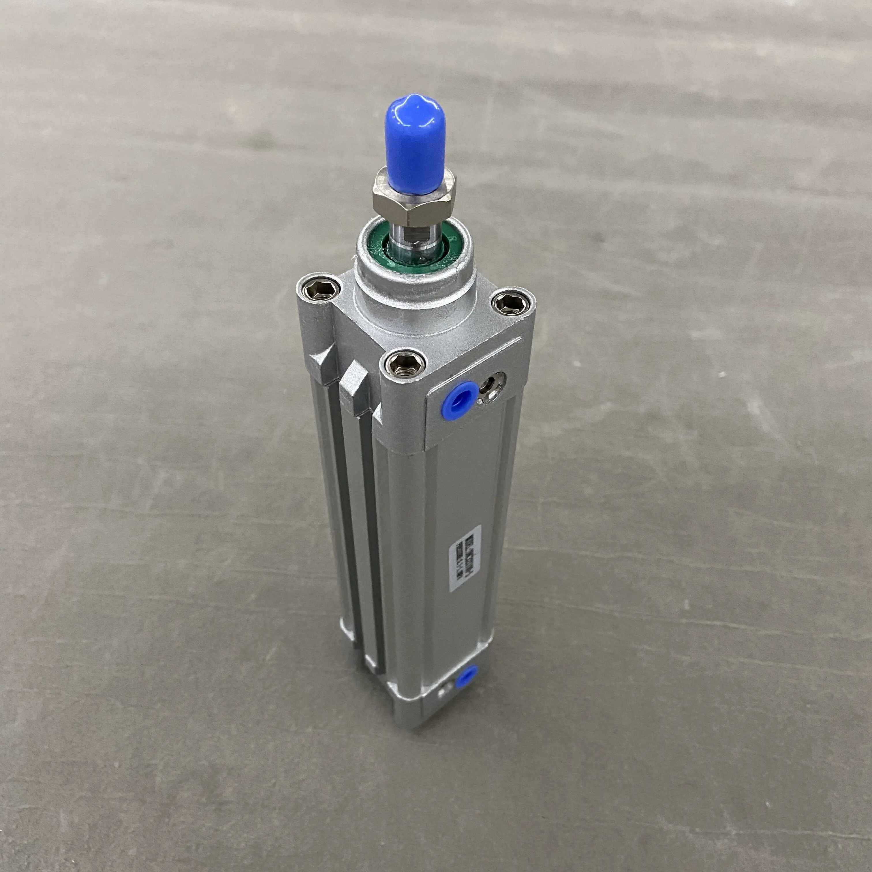 Двухсторонний поршневой цилиндр серии DNC, Цилиндры двойного действия со стандартом ISO, пневматические цилиндры, сжатый воздух, алюминиевые уплотнения