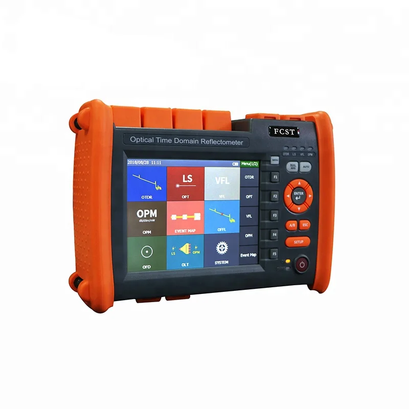 FCST080612-S2 5.8 Inch 1310/1550nm Dynamic Range 38/36dB Fiber Optic Optical Domain Time Reflectometer OTDR IOLM
