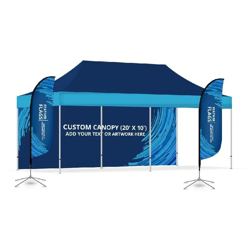 Heavy Duty Canopy Tent 3x3 3x6 10x10 Custom Print Advertising Folding Aluminium Trade Show Booth Event Tent