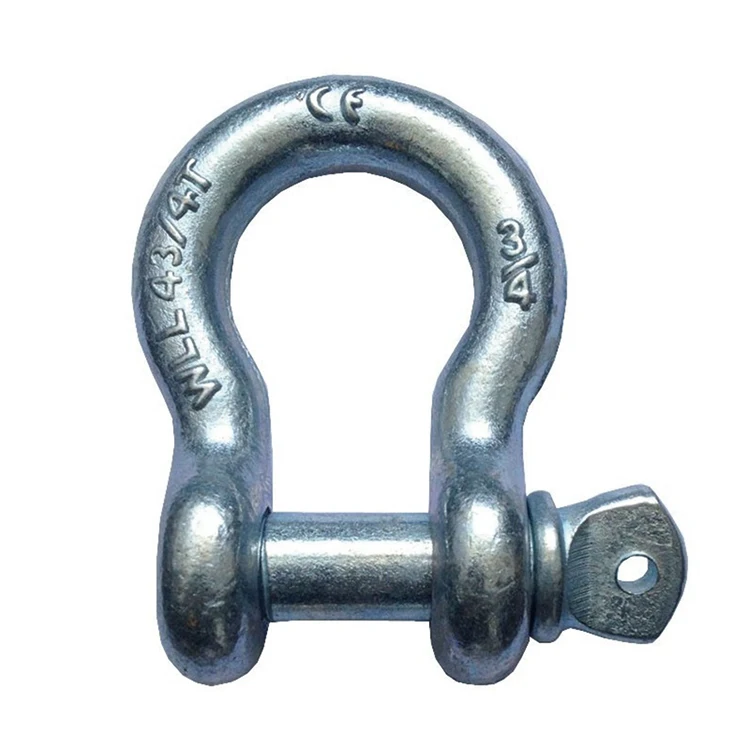 Australian standard HDG surface 6 times WLL Grade S Bow Shackles for Anchor