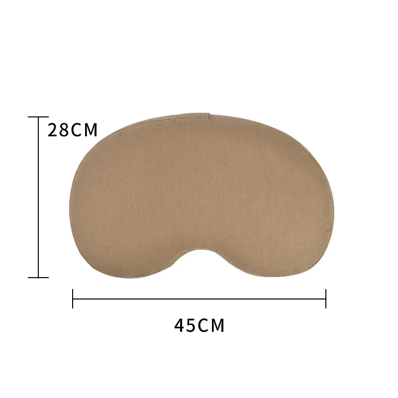 Factory Customized Cotton Fabric Zafu Buckwheat Husk Meditation Pillow