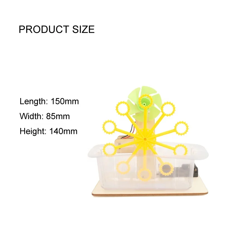 2019 DIY children small air bubble machine STEM science education toys