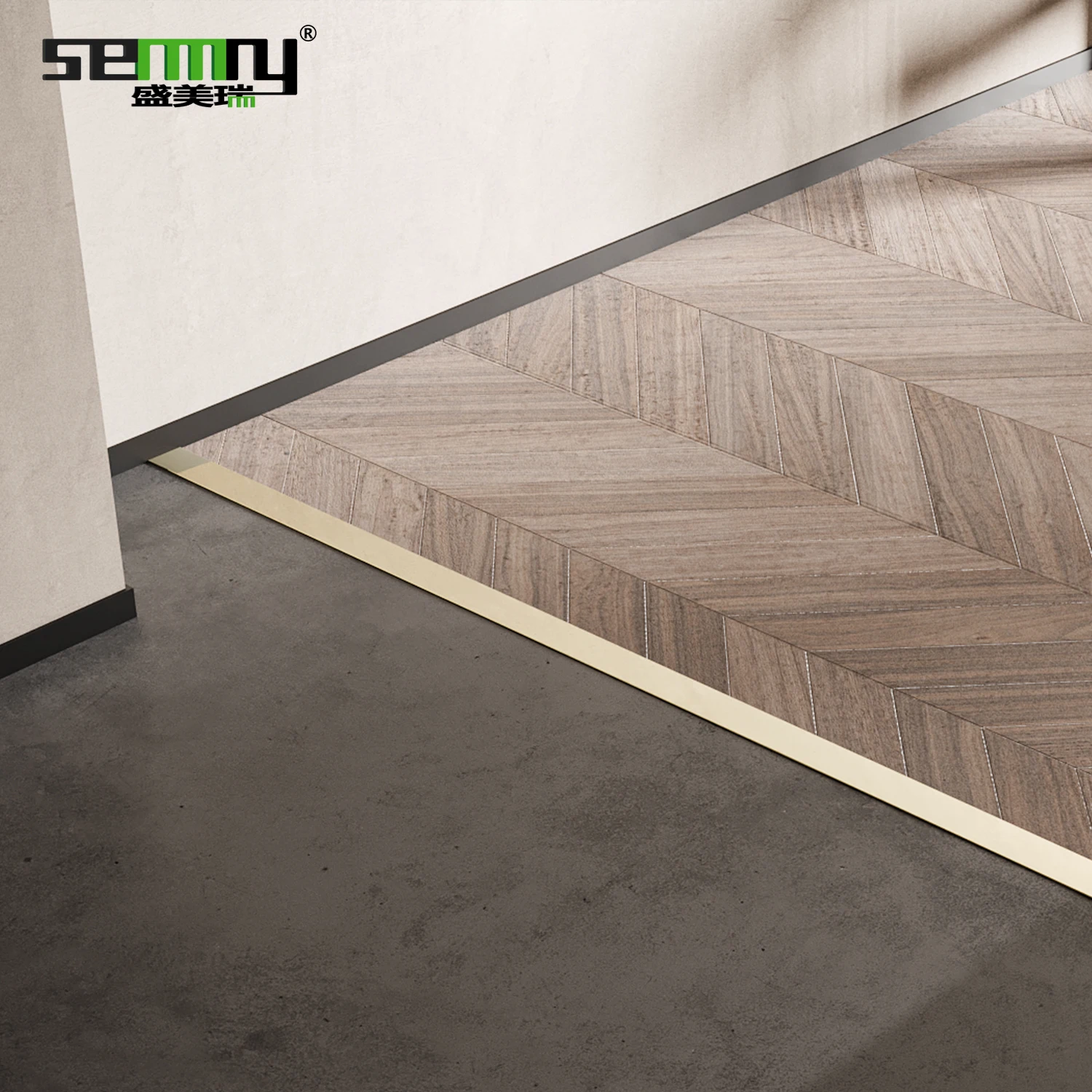 Factory Directly Tile Trim Stainless Tile Trim For Interior Decoration Flat Stainless Steel Trim Decorative