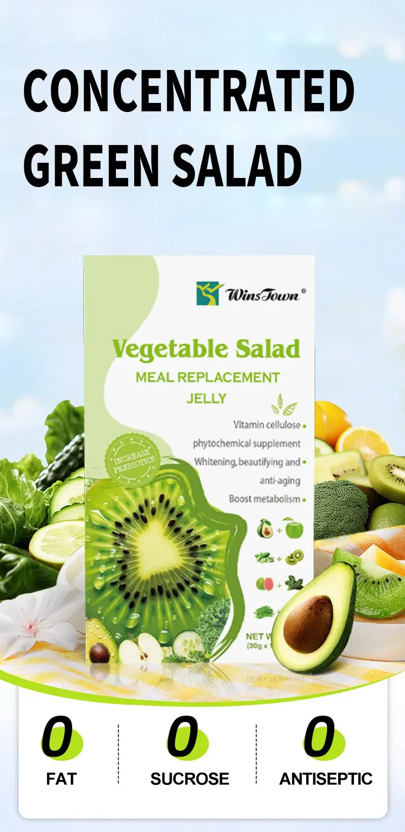 Vegetable dietary fiber JellyVegetable dietary fiber Jelly