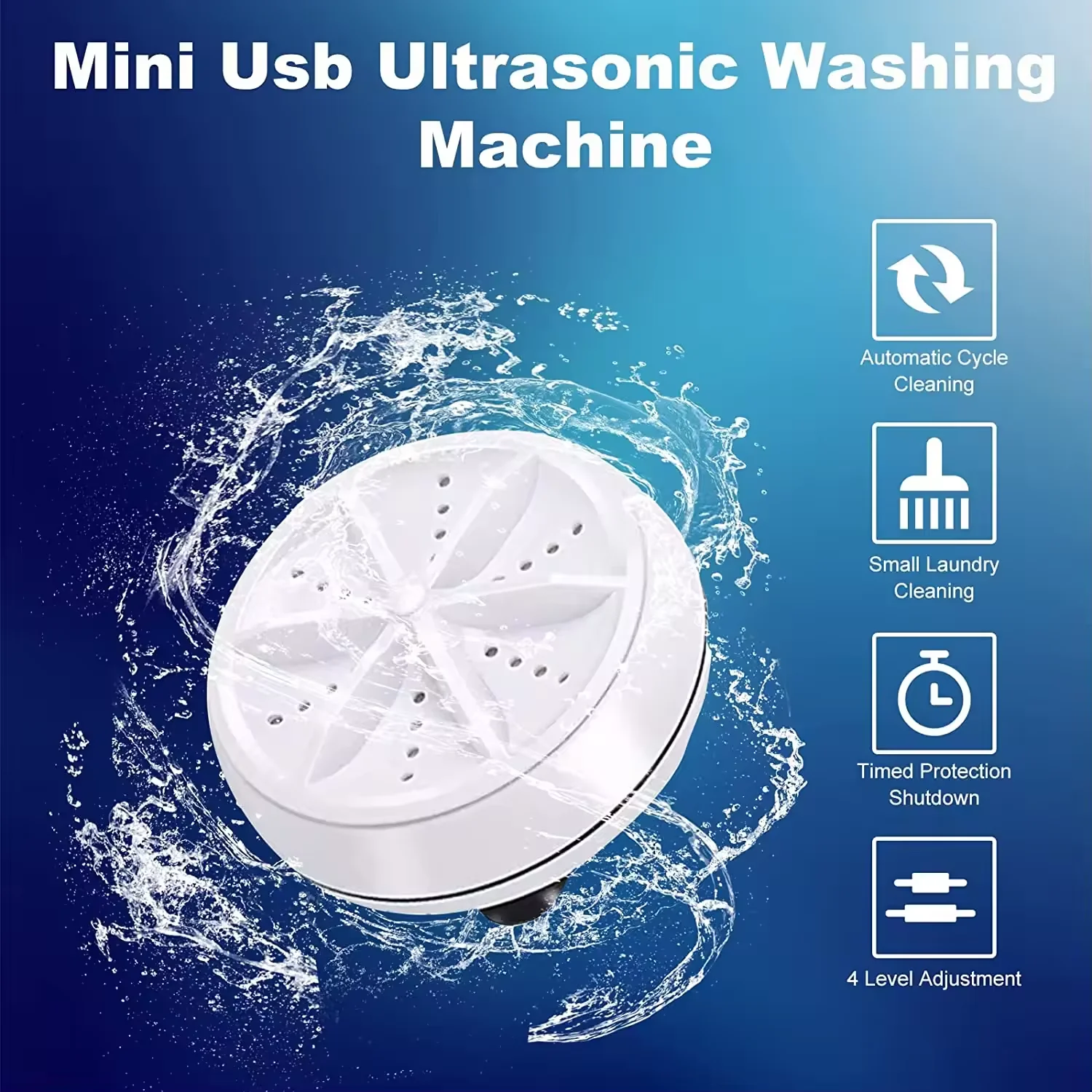 Portable Lazy Mini washing Machine Easy Laundry In Multiple Modes For Travel Household Washing Machine