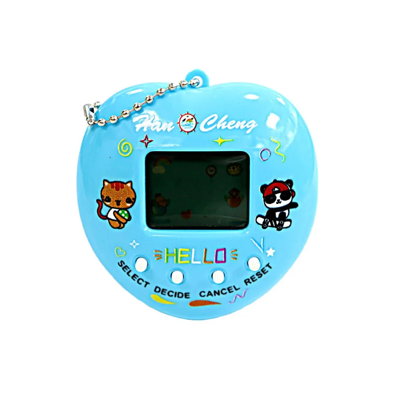 Transparent Electronic Pets Game Tamagotchi Handheld Game Console Toy Virtual Cyber Digital Pet Pixel Funny Gift Play Toy