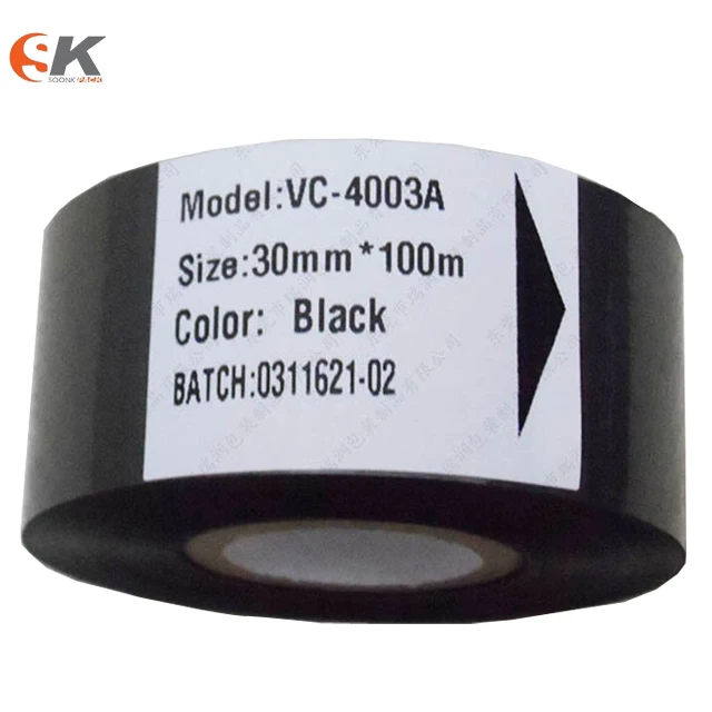 Лента для принтера с чернилами лента датой и кодом