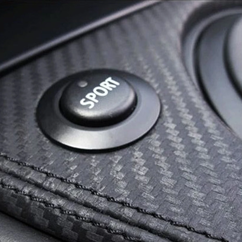 Carbon Fiber Black Film 3D Rolls PET/TPU Colorful Car Body Stickers Car Wrap Vinyls Self Healing