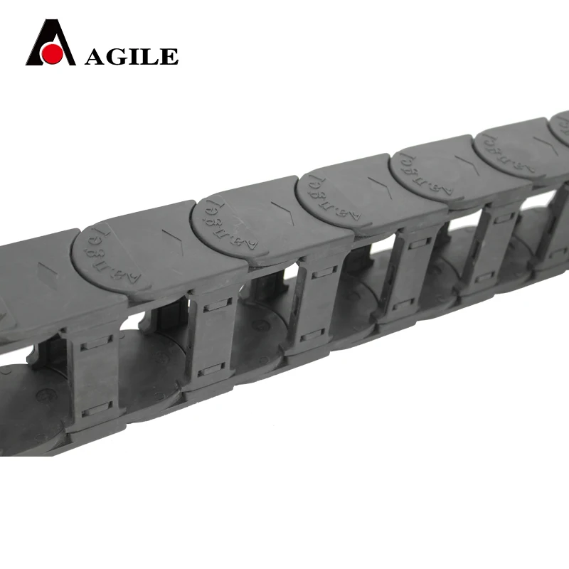 
45*75 mm MT nylon open bridge type openable cable carrier chain 