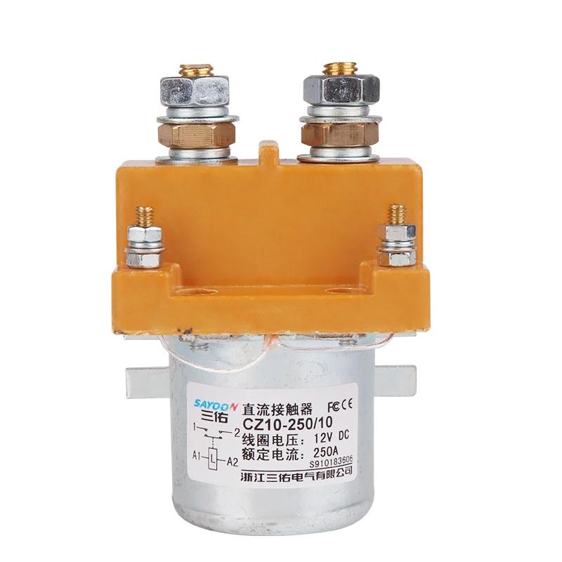 SAYOON 250a products cheap 36v 48v winch solenoid price CZ10-250