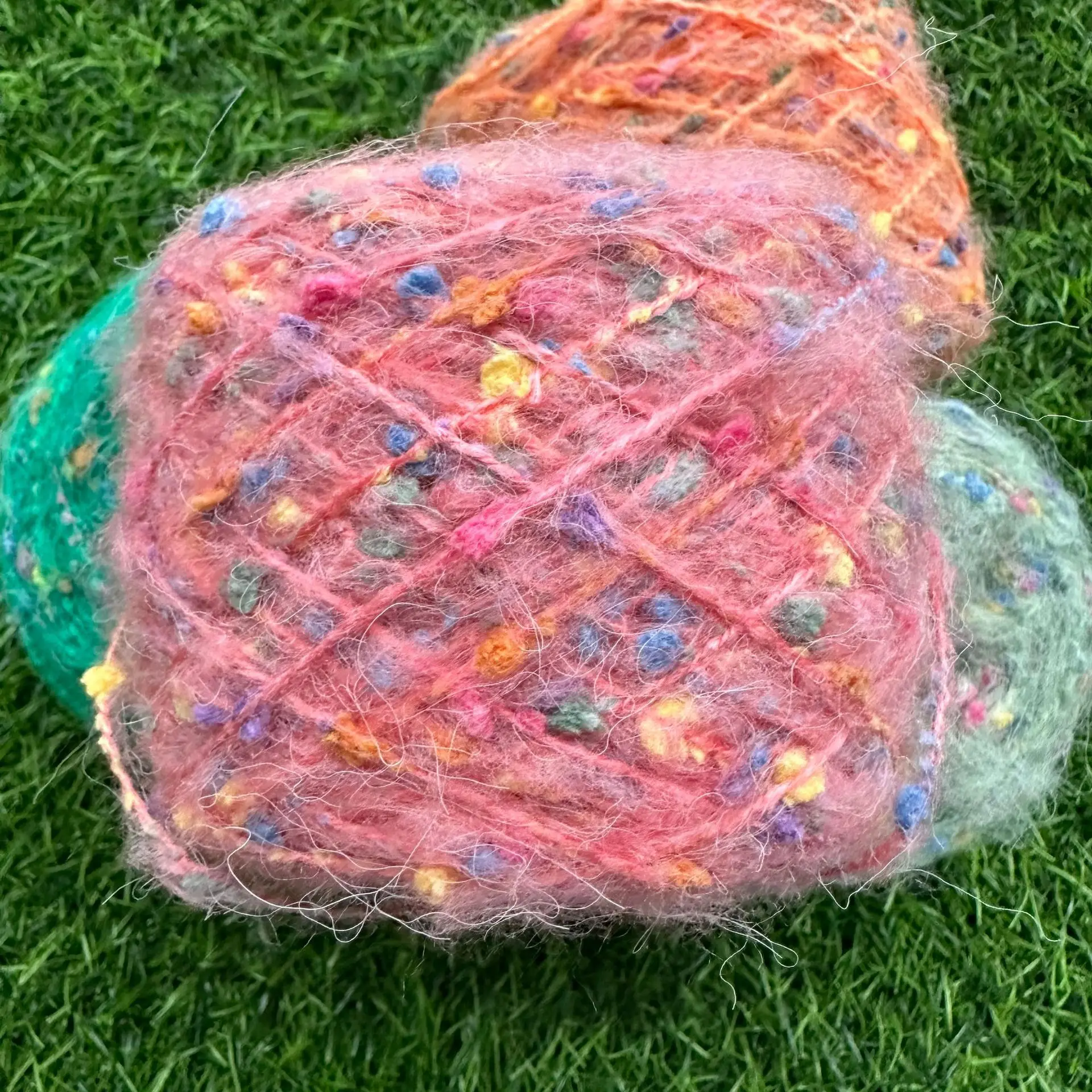 200g Recycled Full Star Mohair Yarn High Tenacity Anti-Static Flame Retardant Knitting Sewing Weaving Hand Knitting Embroidery