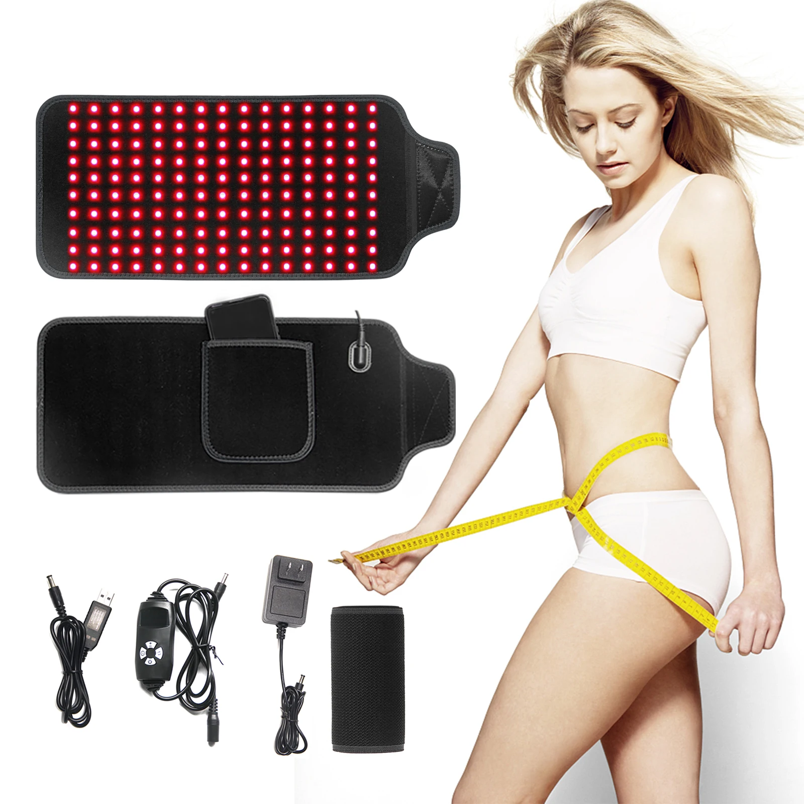 Red therapy wrap TLB120 remote control 150pcs 660nm 850nm 23.5w Pain Relieve infrared therapy belt lamp