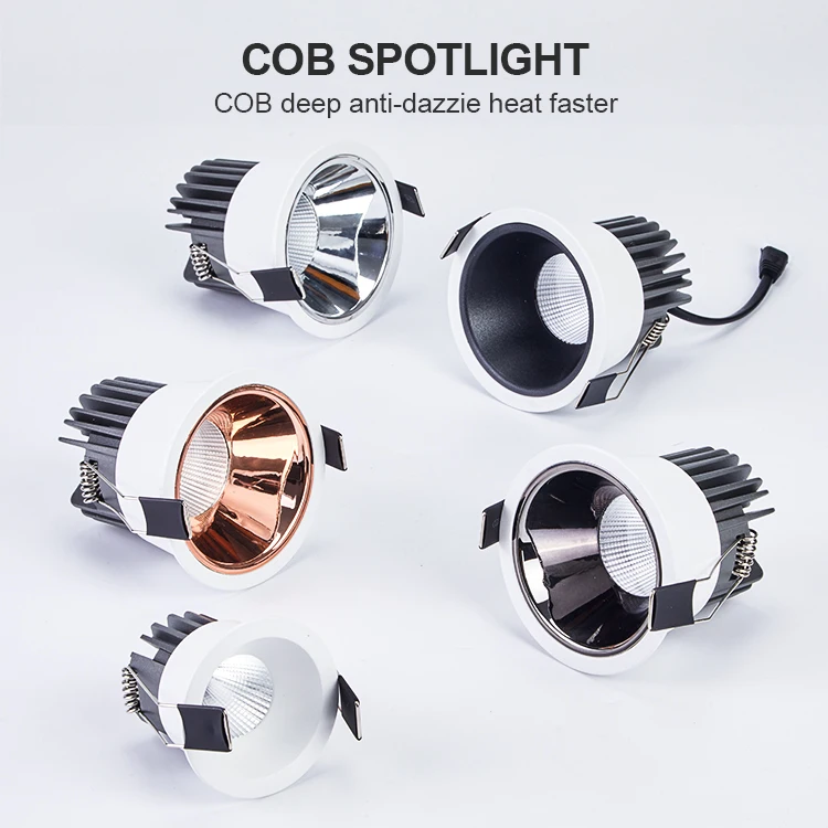 Modern Design Embedded Spotlight 10W Brand Chip for Commercial Projects Home Decoration