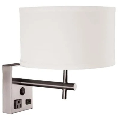 Hilton Brand Simple Style Guestroom Bedroom Bathroom Sconce Wall Headboard Hotel Lights Lamps