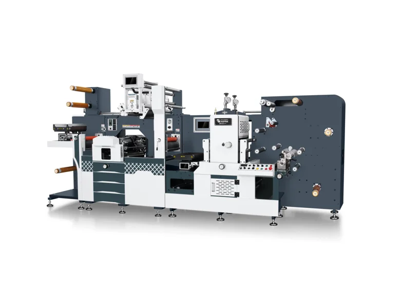 MDC-360-plus customization rotary and flatbed flexo cold stamping foiling and flatbed sticker die cutting machine