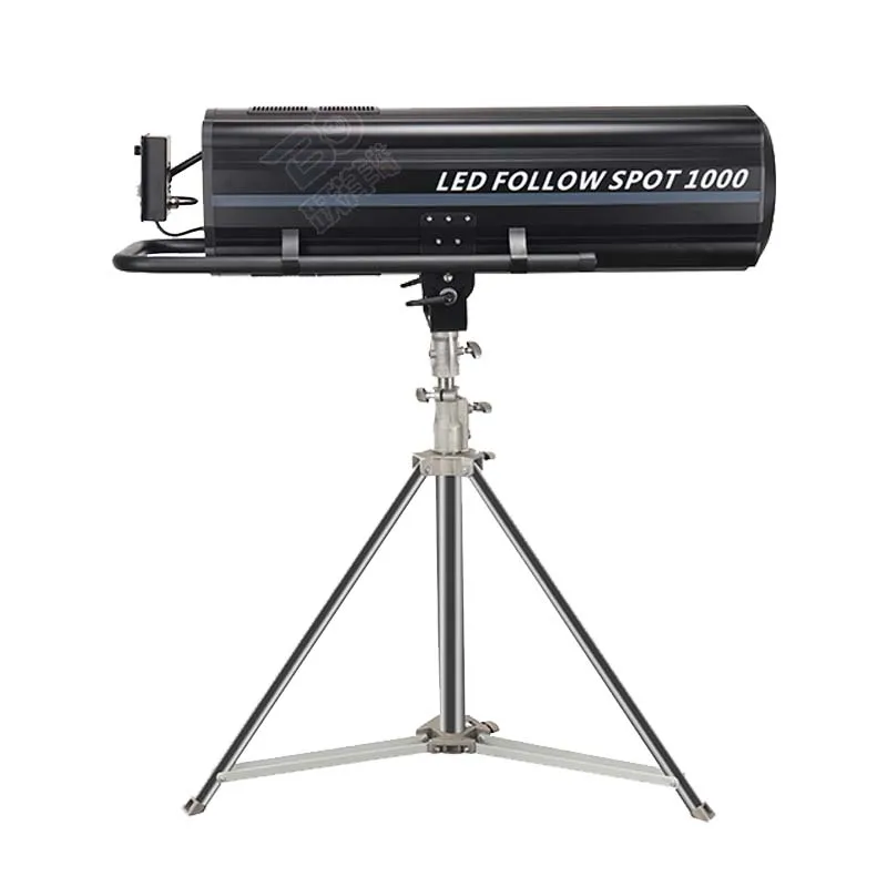 Manual Control Stage Spotlight Aluminum Alloy High Power 1000W LED Follow Spot Light with DMX