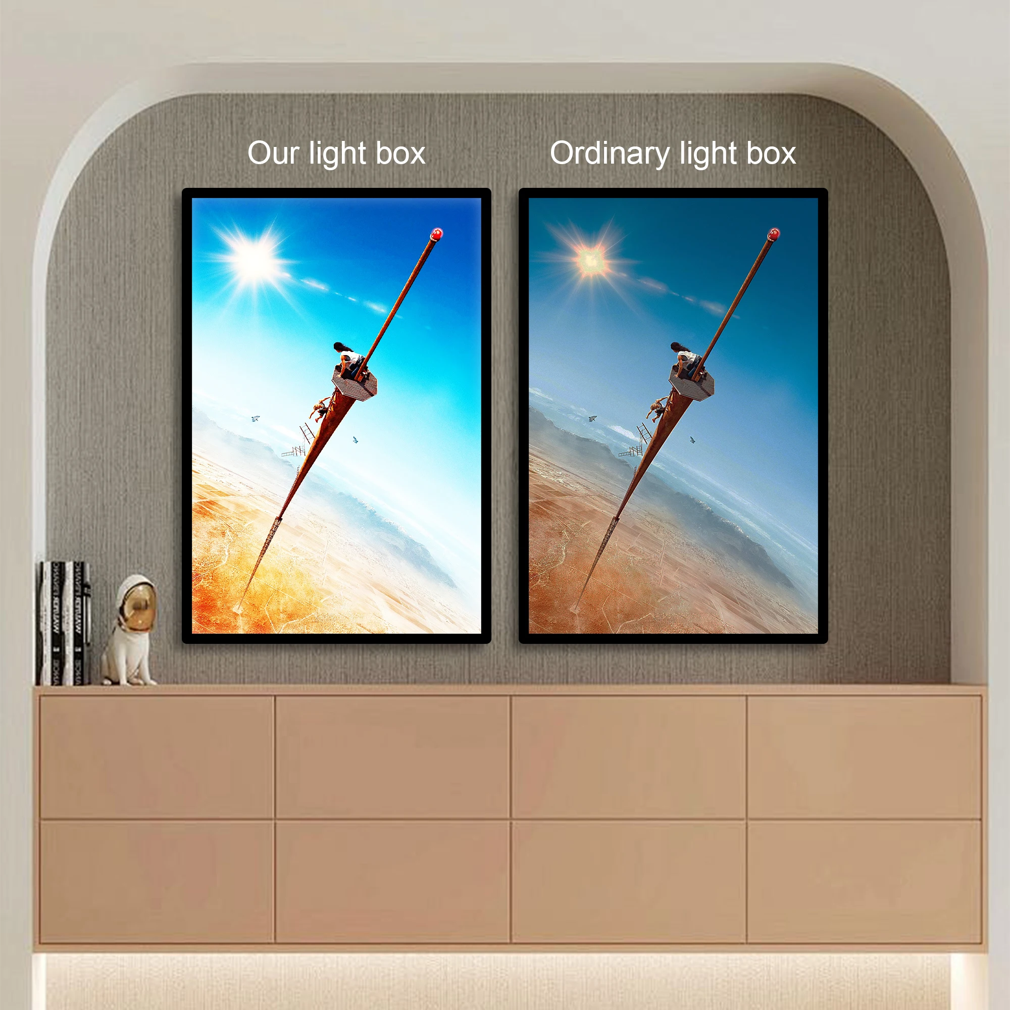 Factory supply ultra thin light box menu board light box for advertising light box