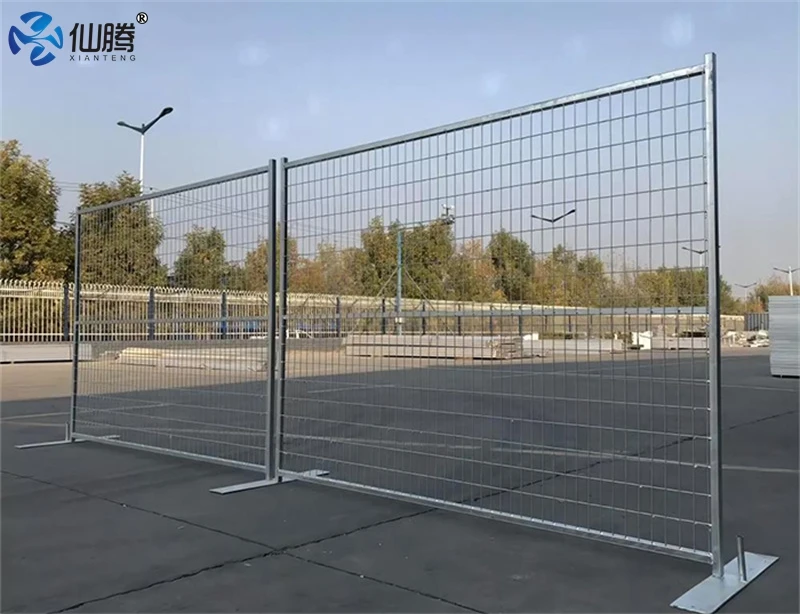 2024 Hot Selling Factory Custom Low Price Canadian Standard Outdoor Construction Temporary Fence Panels Portable Temporary Fence