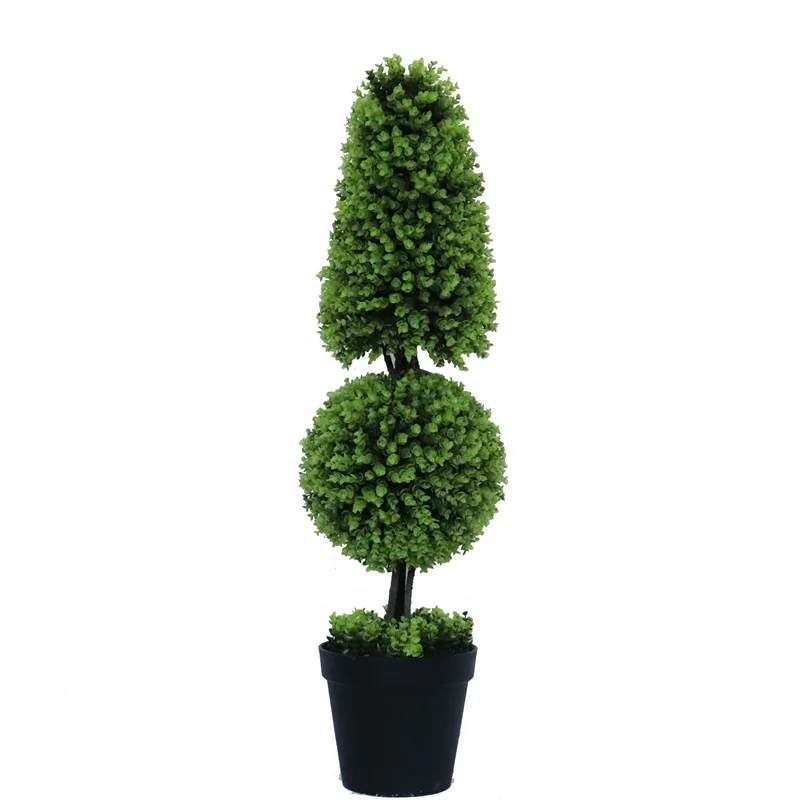 Home Decor Artificial Boxwood Ball Bonsai Garden Decoration Topiary Tree plants