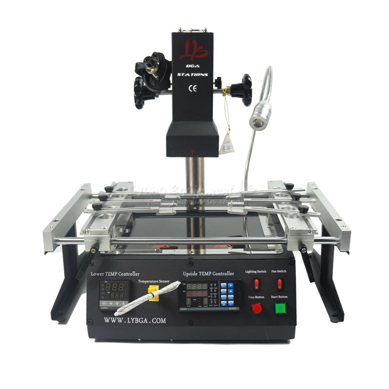LY IR6500 V.2 BGA  Rework Station 2 Zones Infrared Welding Soldering Machine for Ps3 Ps4 Xbox Chip Pcb Repairing Usb Port 2300W