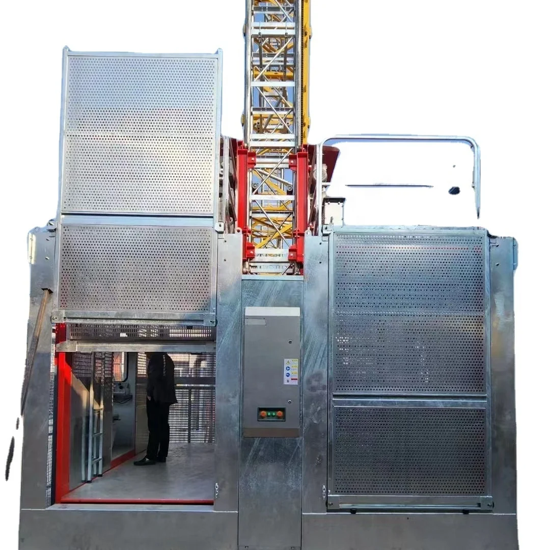 Factory Supply CE JIUCHUANG SC200/200 Construction Hoist Elevators for Passengers and Materials Vertical Transportation