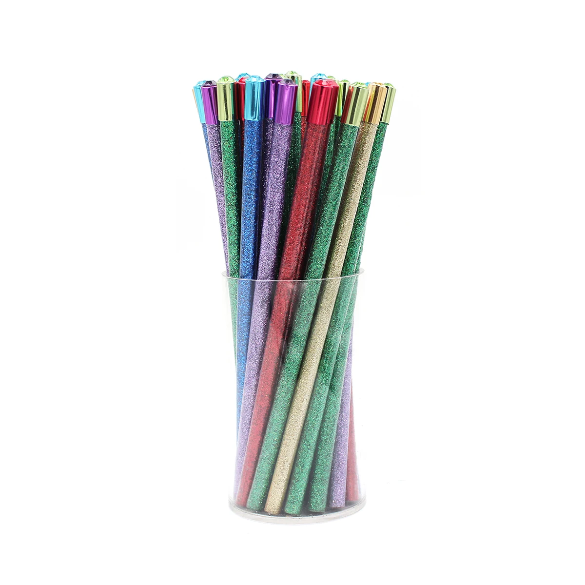 Premium Crystallized Pencils Sparkle Glitter Pencils
