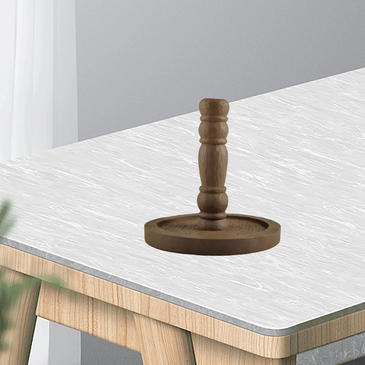 2024 New Resin Crafts for autumn Wooden Base with Spindle Home Decoration