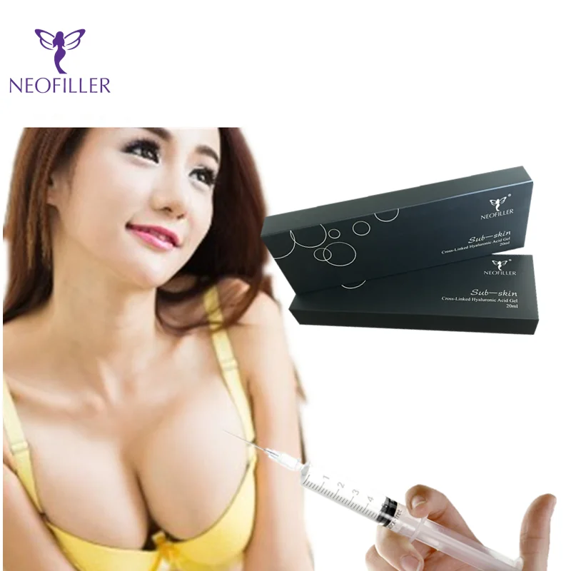 Wholesale hyaluronic acid syringe breast enhancement injection dermal filler to increase breast size