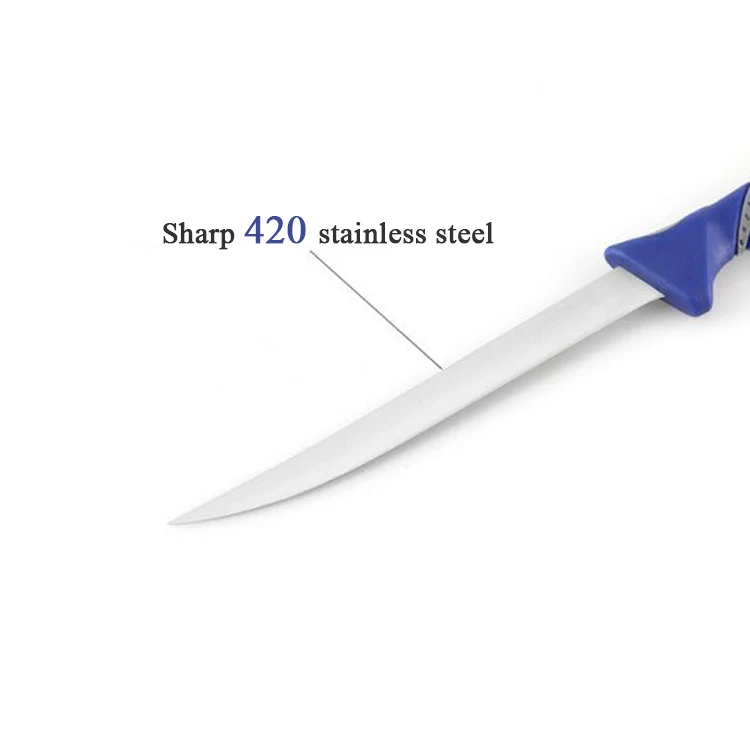 
Fillet Knife for Fishing Multi Size with Cover Case Stainless Steel Filleting Knife Kitchen Fillet Knife 