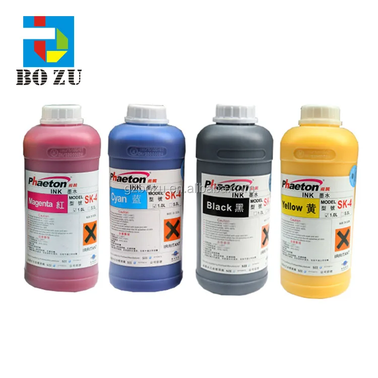 Высокое качество растворителя чернила phaeton sk4 Чернила для spt510 печатающей головки растворителя принтера