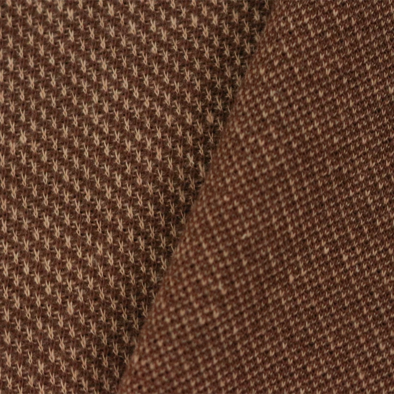 Wholesale 62% linen 23% cotton 15% polyester mesh jacquard pique interlock weft knitted fabric for Sweatshirt