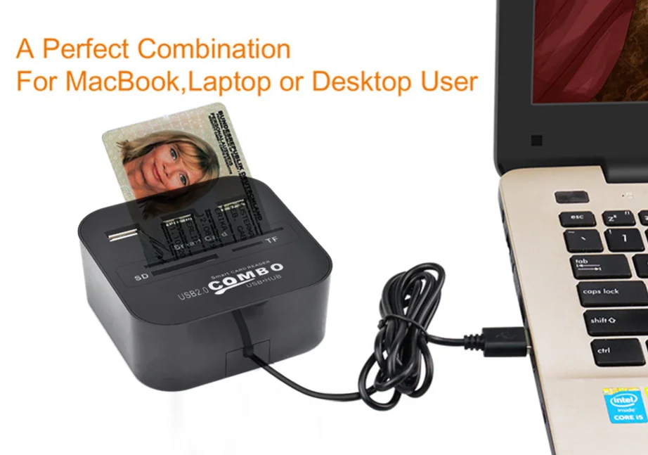 Заводская Прямая поставка USB банкомат сим-карта интеллектуальный кардридер IC концентратор SD
