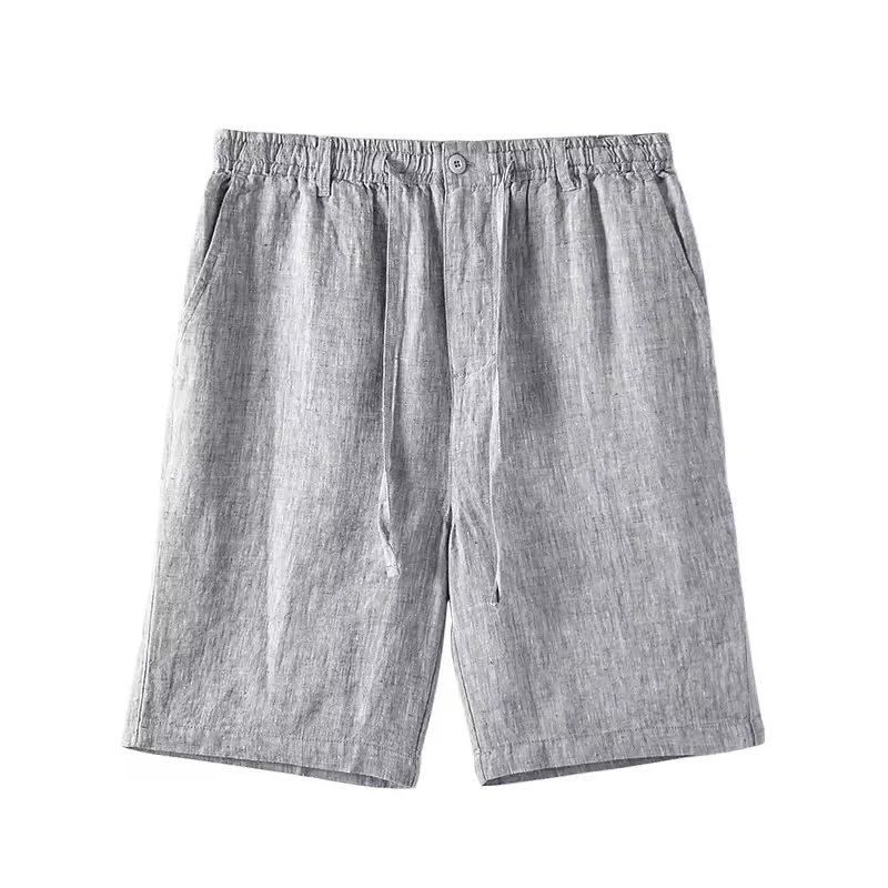 New design plain hemp shorts different color organic hemp shorts Recycle Fabric Linen Bermuda Cargo Shorts for Men